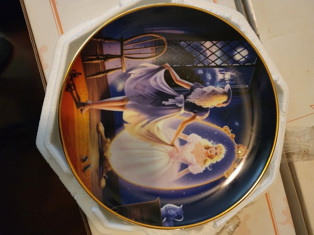 Glass Cinderella Plate Collection 