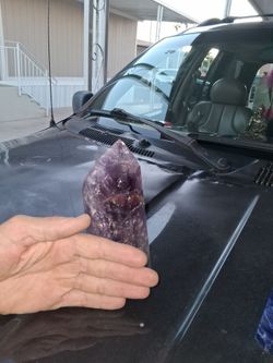 Amethyst tower 8 inch.