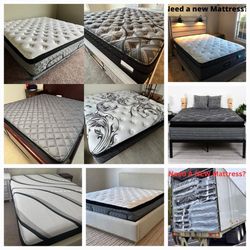 New Mattresses In Stock! King Queen Full Twin Take Home Today 
