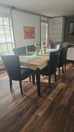 Comedor de 6 puesto  y mesa  de mármol