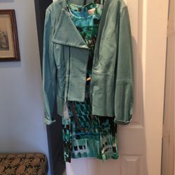 Walter Baker Real Leather  Jacket &dress.Size 10-12