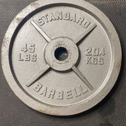 45 Pound Weight Plate Pair