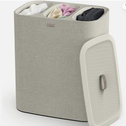 Tota Trio 90L Ecru Laundry Separation Basket