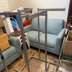 Adjustable Clothing Rack Metal Retail hanging Clothes