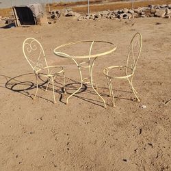 Antique Table And Chairs