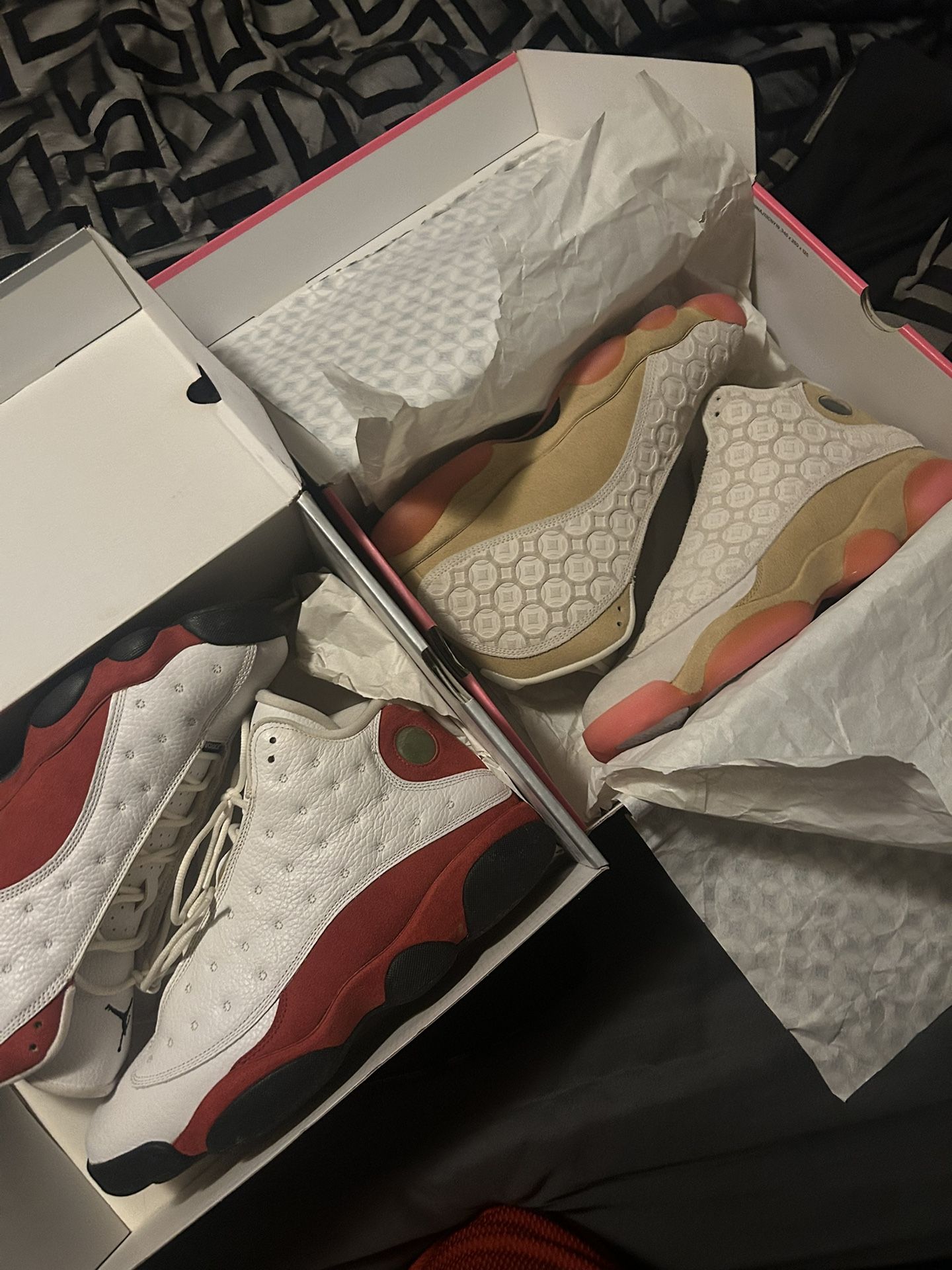 Cherry 13s Size 10 Men And Chinese New Year 13s Size 10.5 Men