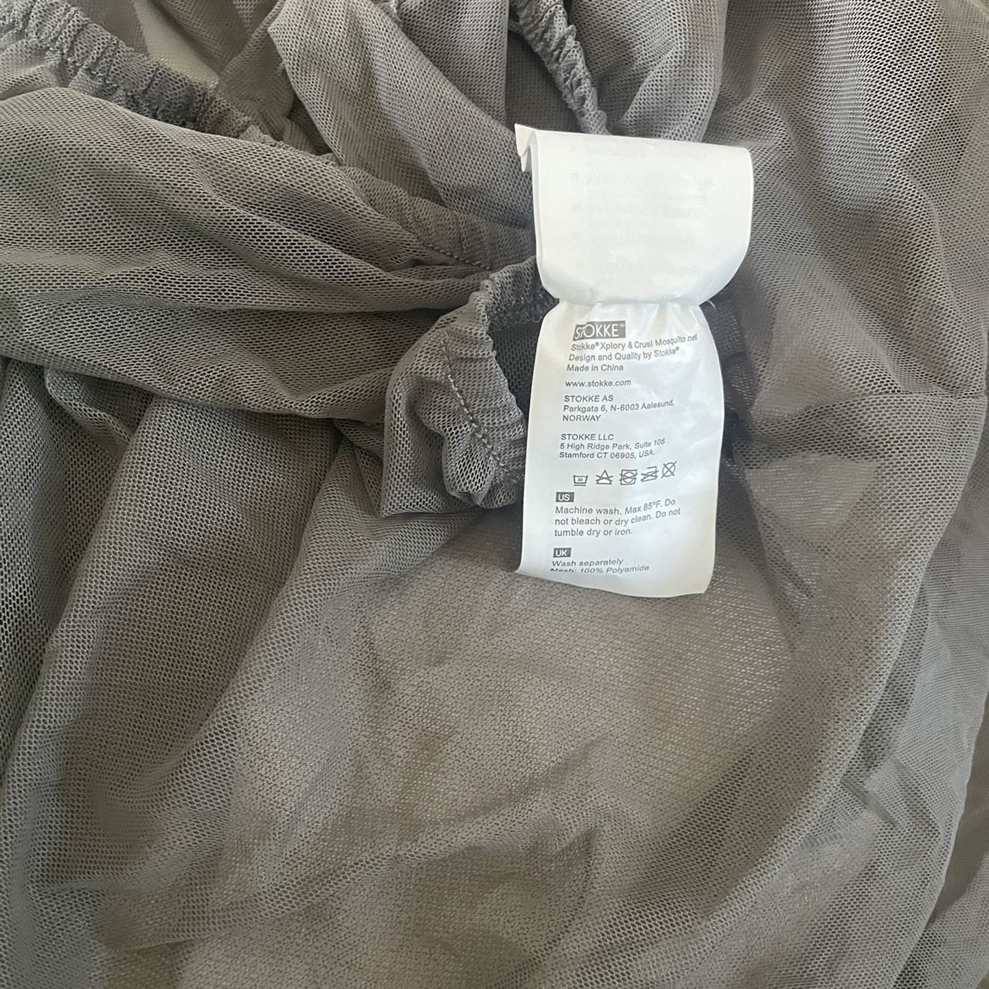 Mosquito net in Grey Stokke Xplory.