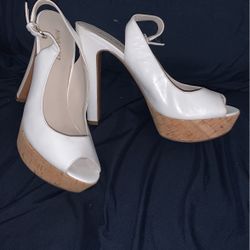 White Heels Size 7