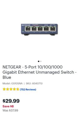 Netgear 5-Port Gigabit Switch