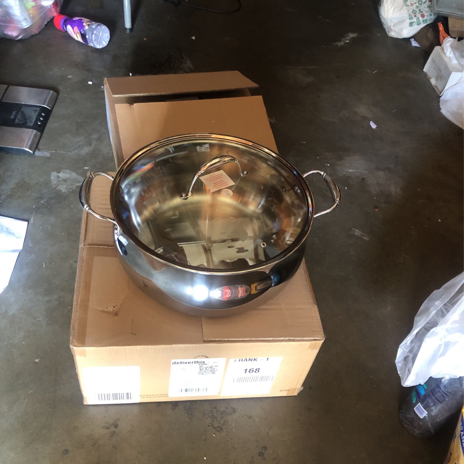 Cazuela Grande 16qt Tri Ply Princess House Nueva Caja Precio Firme 200