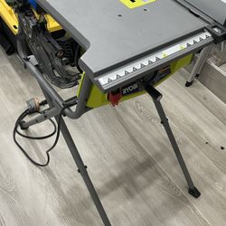Ryobi 10in Table Saw With Folding Stand
