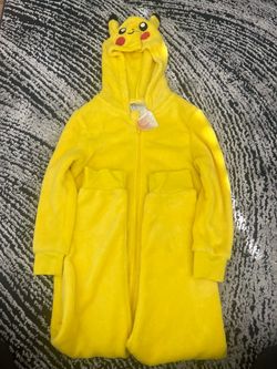 Pikachu Fleece Zip-Up Onesie Costume