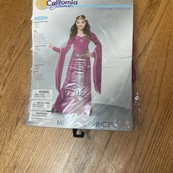 Medieval Princess Costume Size 4-6