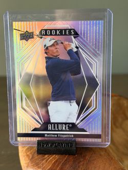 🔥 Matthew Fitzpatrick Allure Rookie Card – Rainbow Foil 🔥