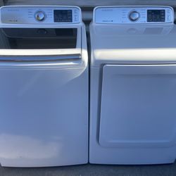 “LIKE NEW” Samsung Washer & Dryer Top Load/ Electric Set