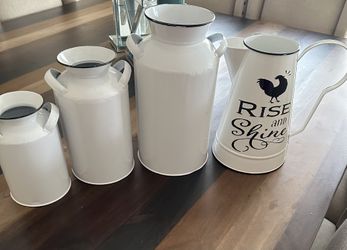 Country Farmhouse Kitchen Decor- Pitcher