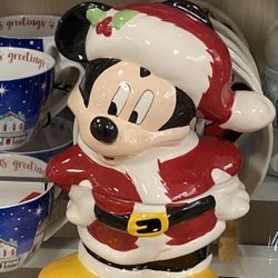 Mickey Santa Canister