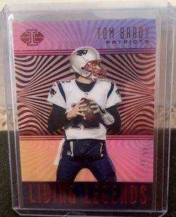 2018 Panini Illusions Living Legends Red /99 Tom Brady #LL-TB