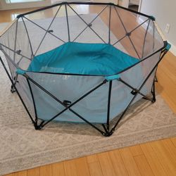 Large portable playpen. $60