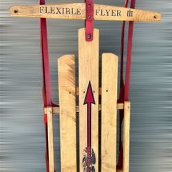 Vintage Flexible Flyer III Runner Sled