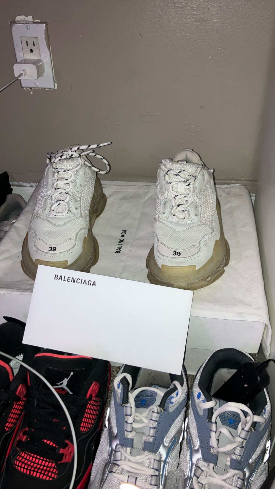Balenciaga Triple S White Size 39