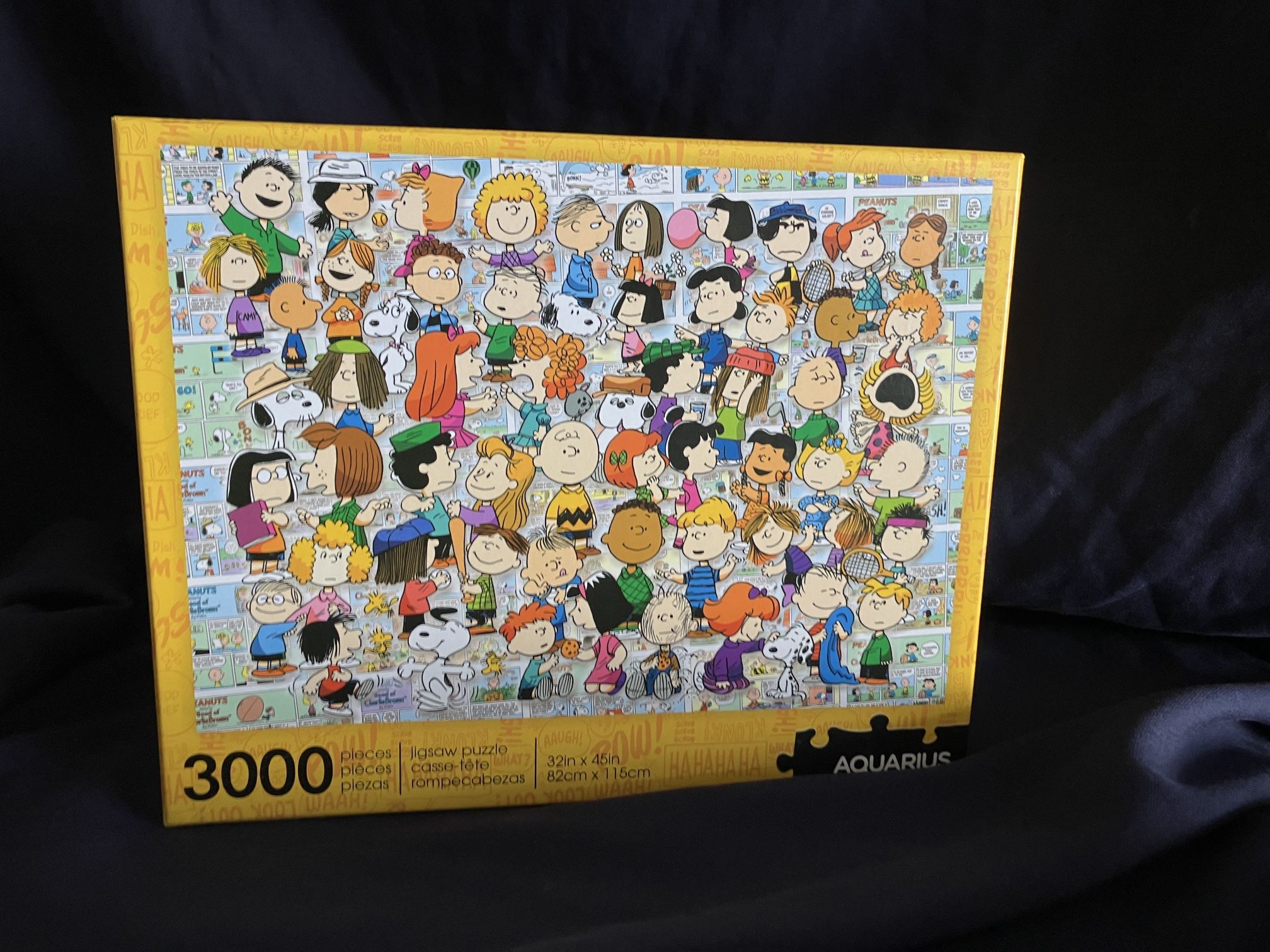 Used Peanuts & Gang Complete 3000 Piece Puzzle 