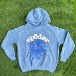 Light Blue SP5DER Hoodie