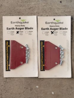 Earth Auger Blade