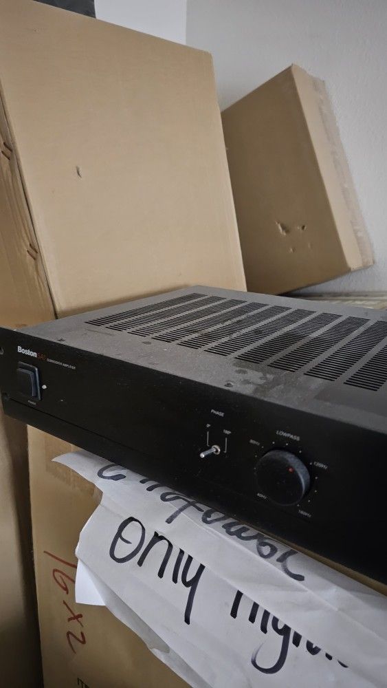 Boston Acoustics Sa1 Subwoofer Amp 10" In Wall Monoprice Subwoofer Home Theater Surround Sound