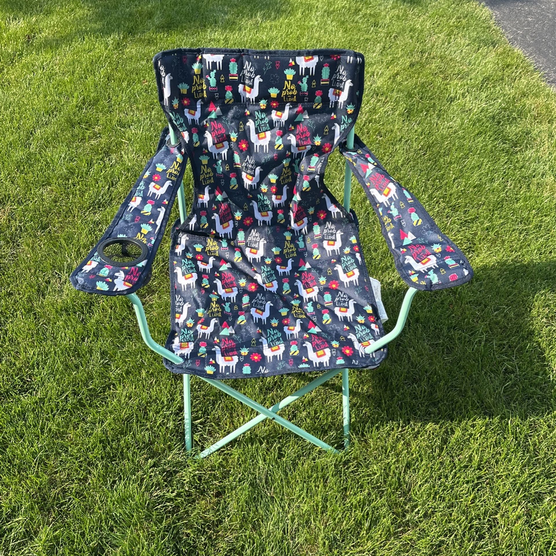 Ozark Trail “No Prob Llama” Folding Chair New