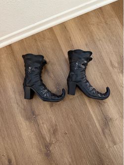 Halloween Witches Boots