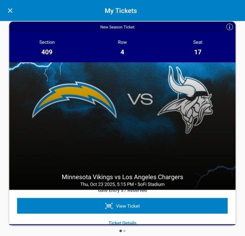 Chargers Vs Vikings 