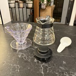 Brand New / Never Used - Hario V60 2 Cup Pour Over Set