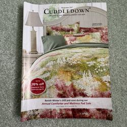 Wintertime 2017 Cuddledown Catalog, Devoted To Your Luxurious Comfort And Style