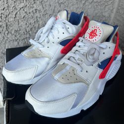 Nike Air Huarache Men's Size 10 Ultramarine Solar Red Shoes Sneakers