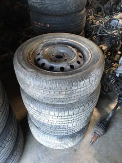 Steel rims great tires