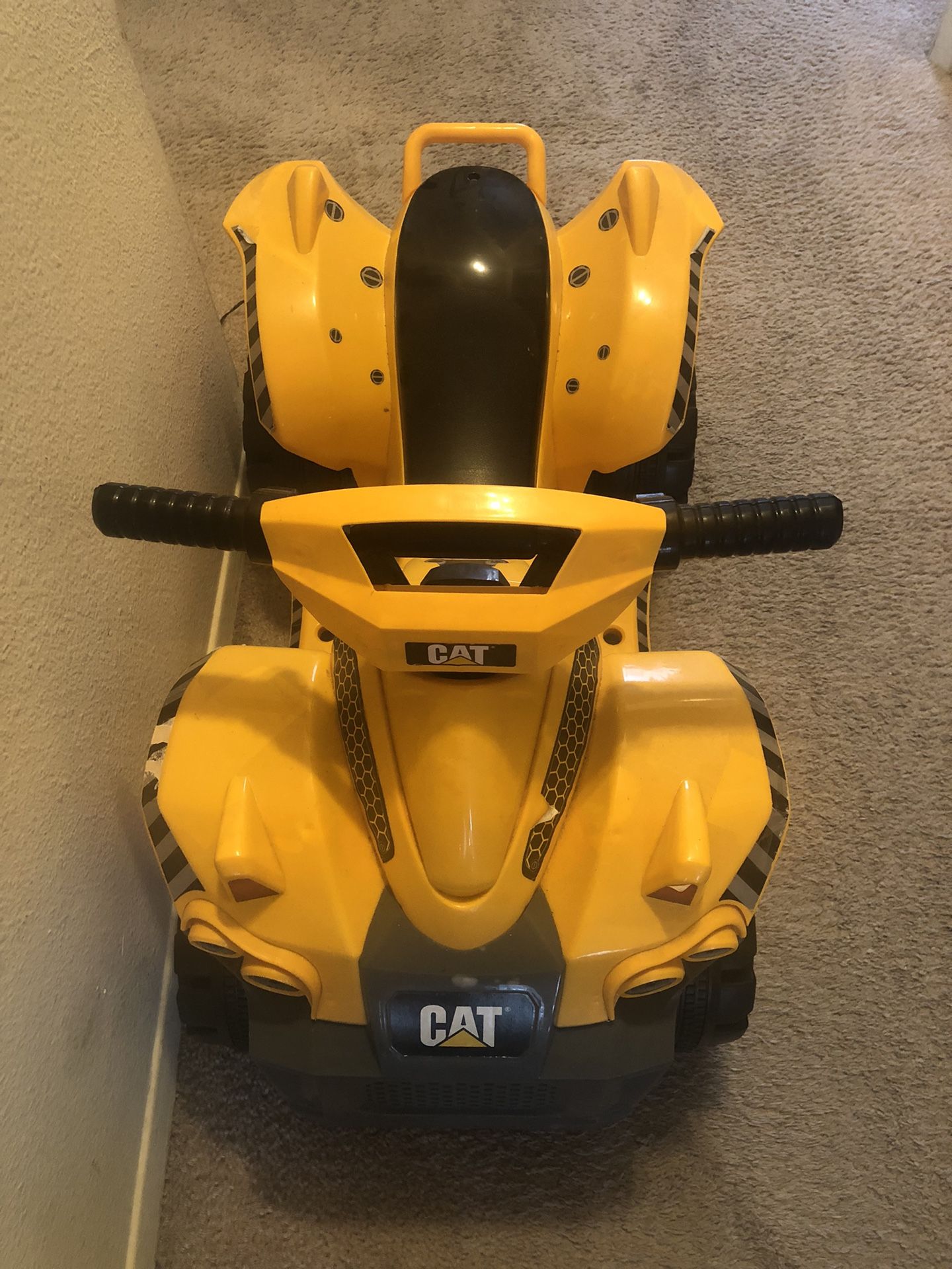 Kids Cat Power Wheel Powerwheel Kid Toddler Toddlers Toy Toys Trucks Construction Play Set Car Truck Electric