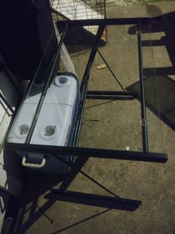 Glass table