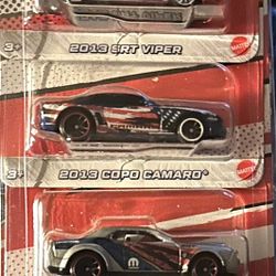 Hot Wheels Stars And Stripes Complete Set Of 5