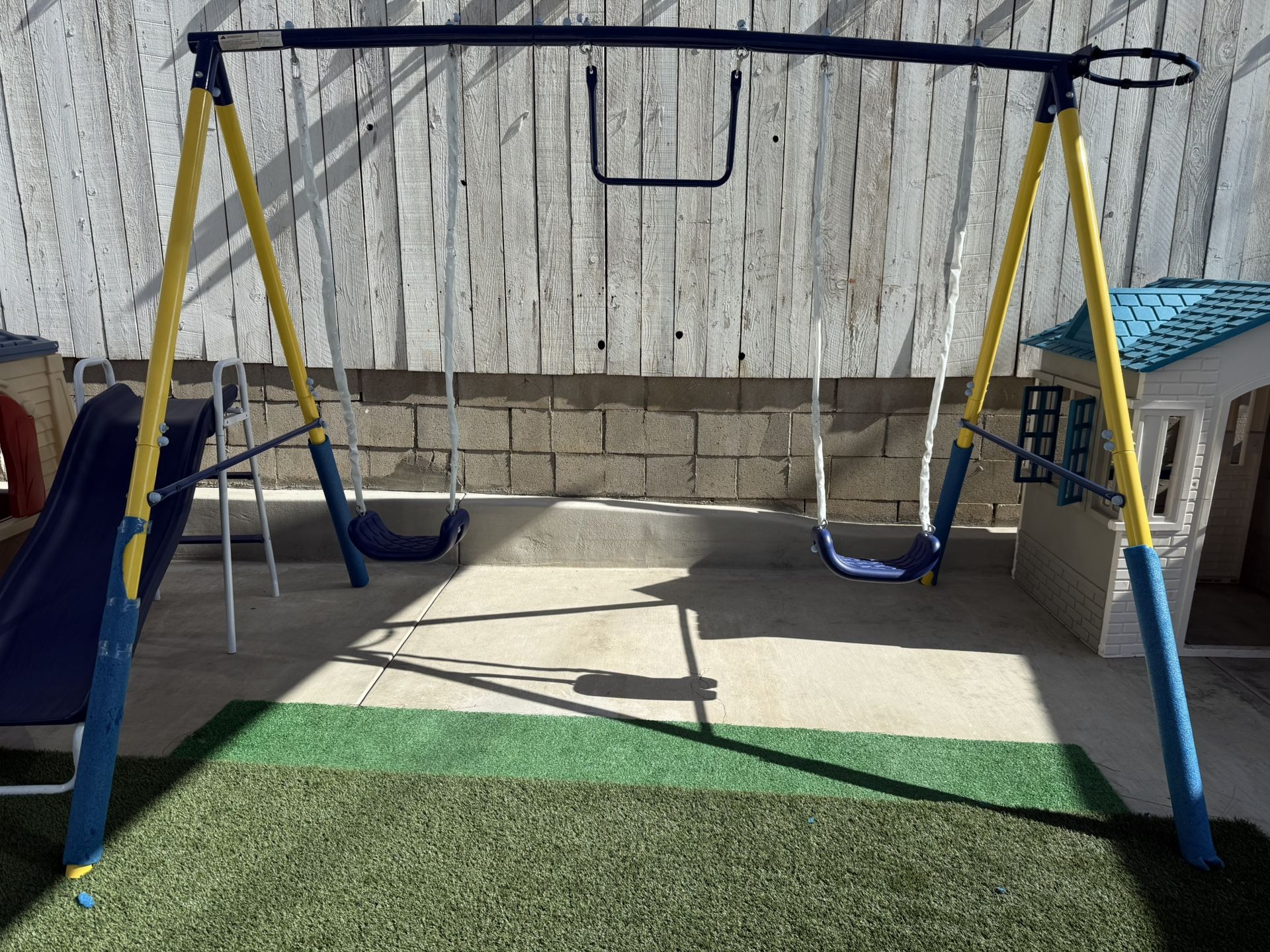 Slide And Swing Set 