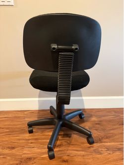 Adjustable Black Fabric Office Task Chair