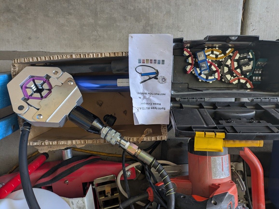 Hydraulic Hose Making Kit.