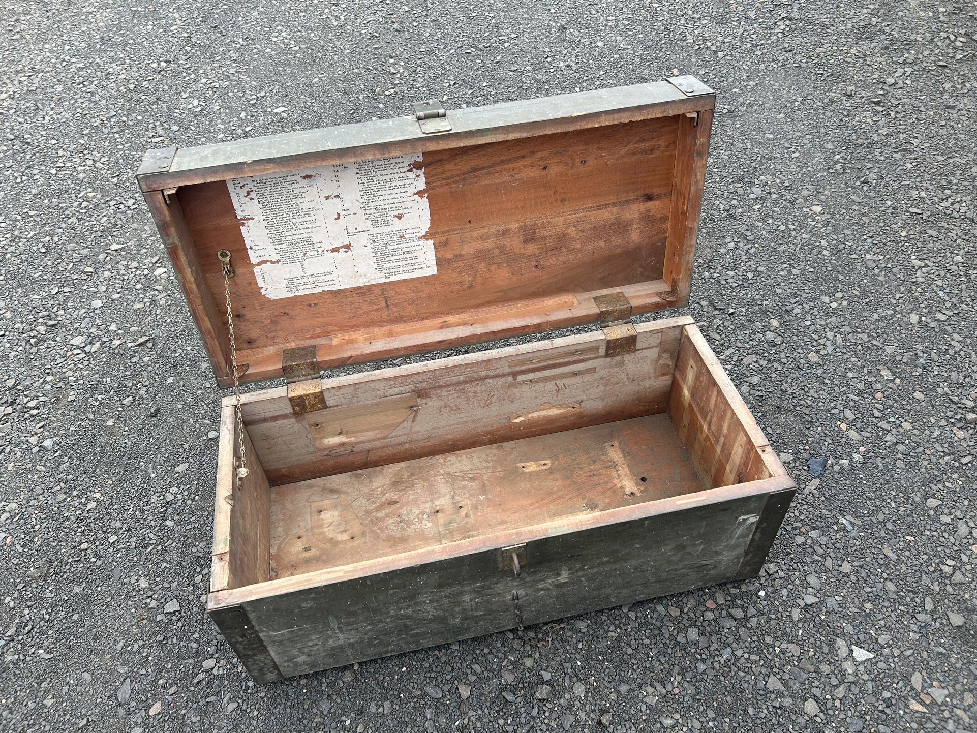 Vintage Wooden Tool Box