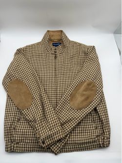 Vintage Polo Golf Ralph Lauren Houndstooth Jacket Size M