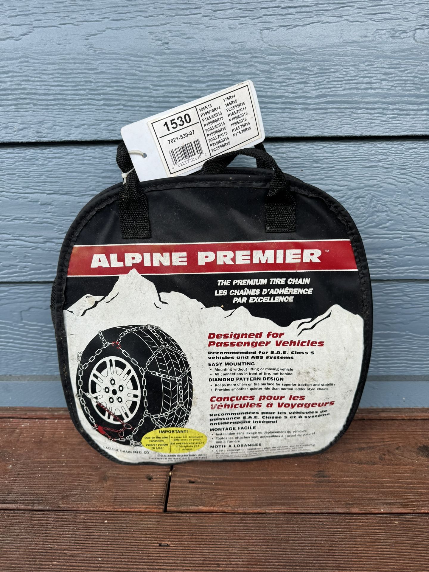 LaClede 1530 Alpine Premier Tire Chains