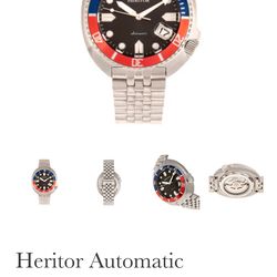 Vintage Heritor Automatic Morrison Bracelet Watch w/Date window