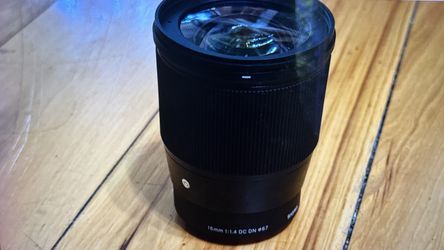 Sigma 16mm Lens — Brand New / Never Used