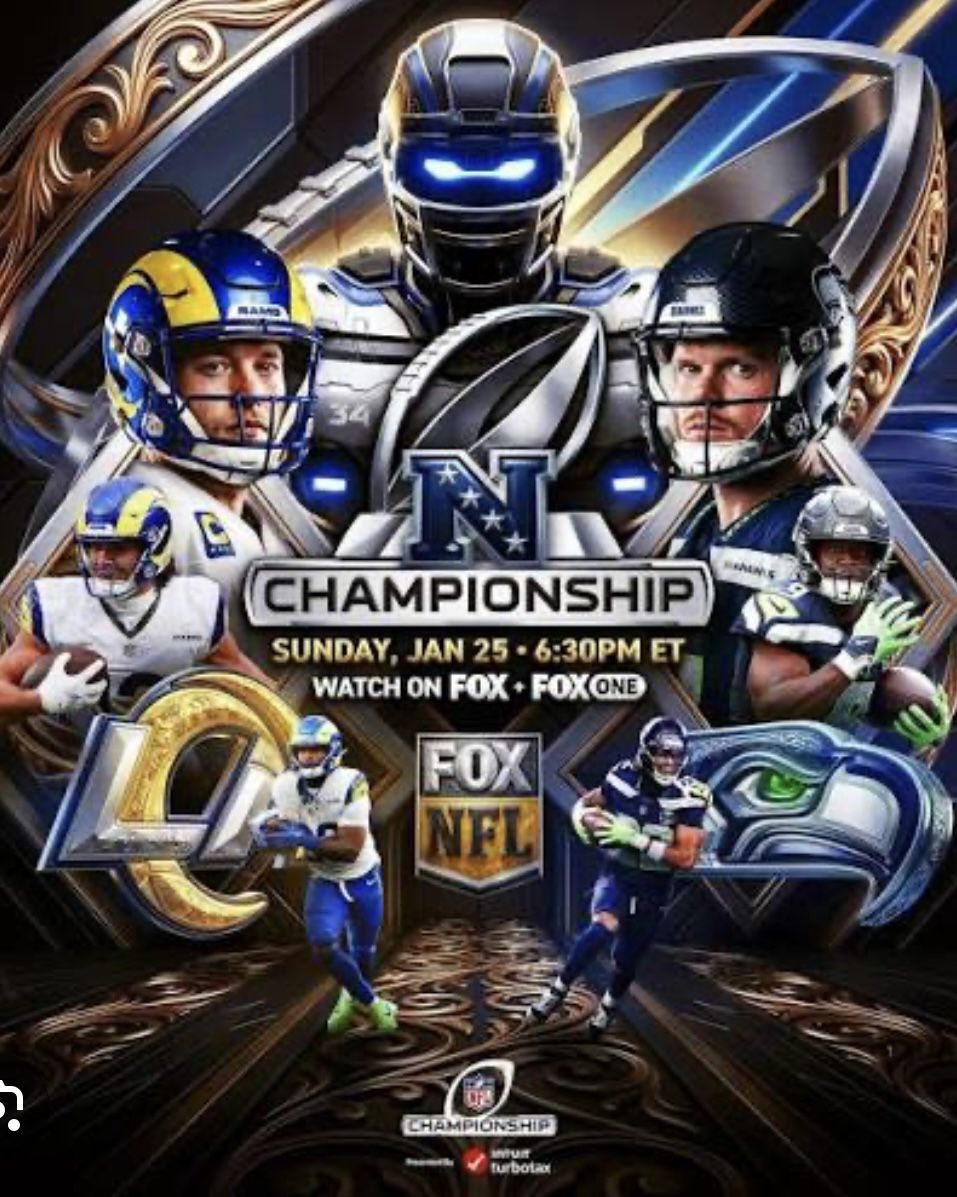 Los Angeles Rams at Seattle Seahawks: NFC Championship Round Jan 25 • Sun • 3:30PM • 2026