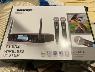 SHIRE GLXD4 Vocal Dual Channel wireless Microphone