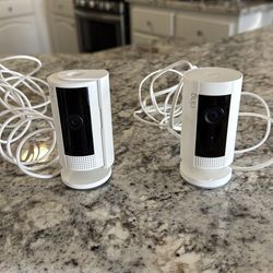Two ring cameras